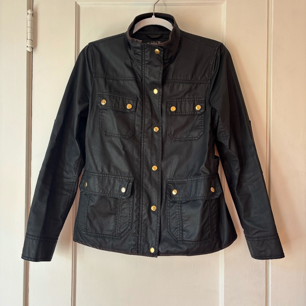 J.CREW Black Utility Field Jacket